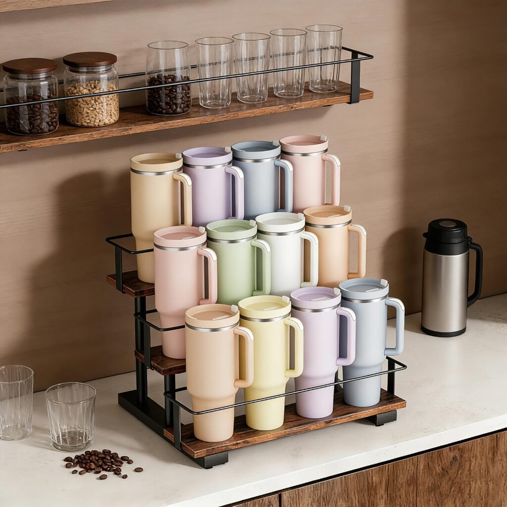 3 Tier Stanley Cup Holder for 12 40 Ounce Tumblers
