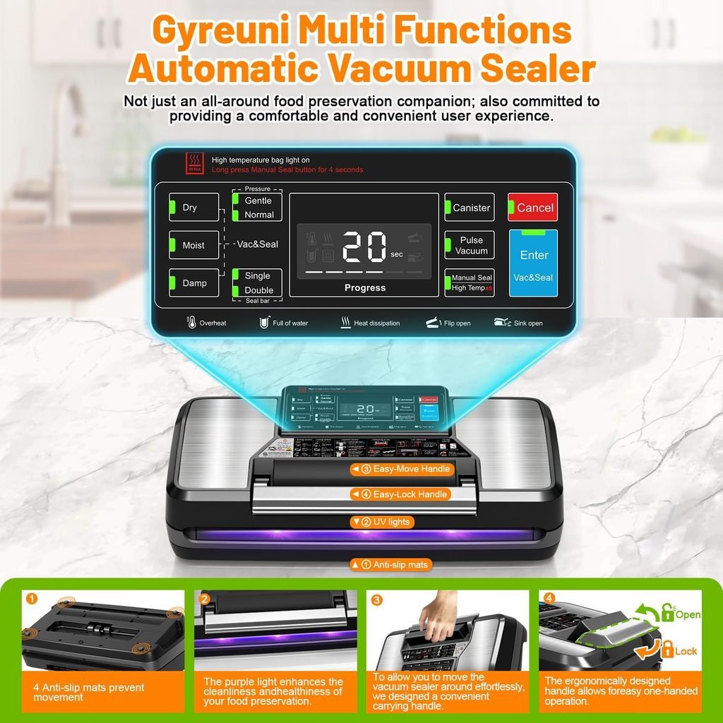 95Kpa Vacuum Sealer Machine for Food