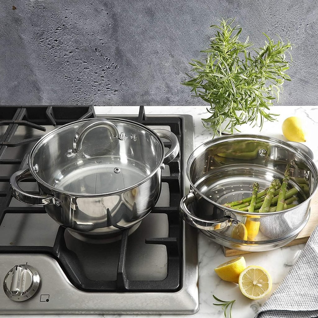 Dutch Oven with Steamer 3 Quart