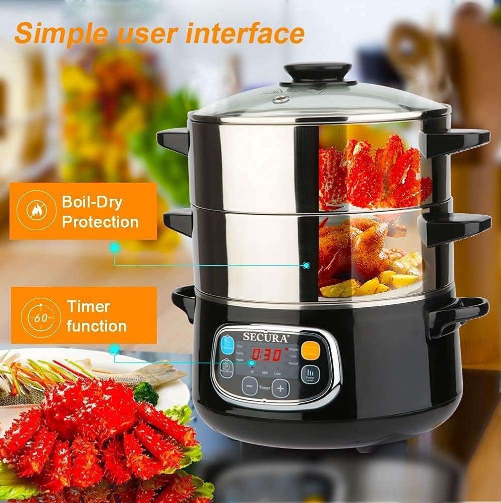 Fast Heating Digital Steamer 1