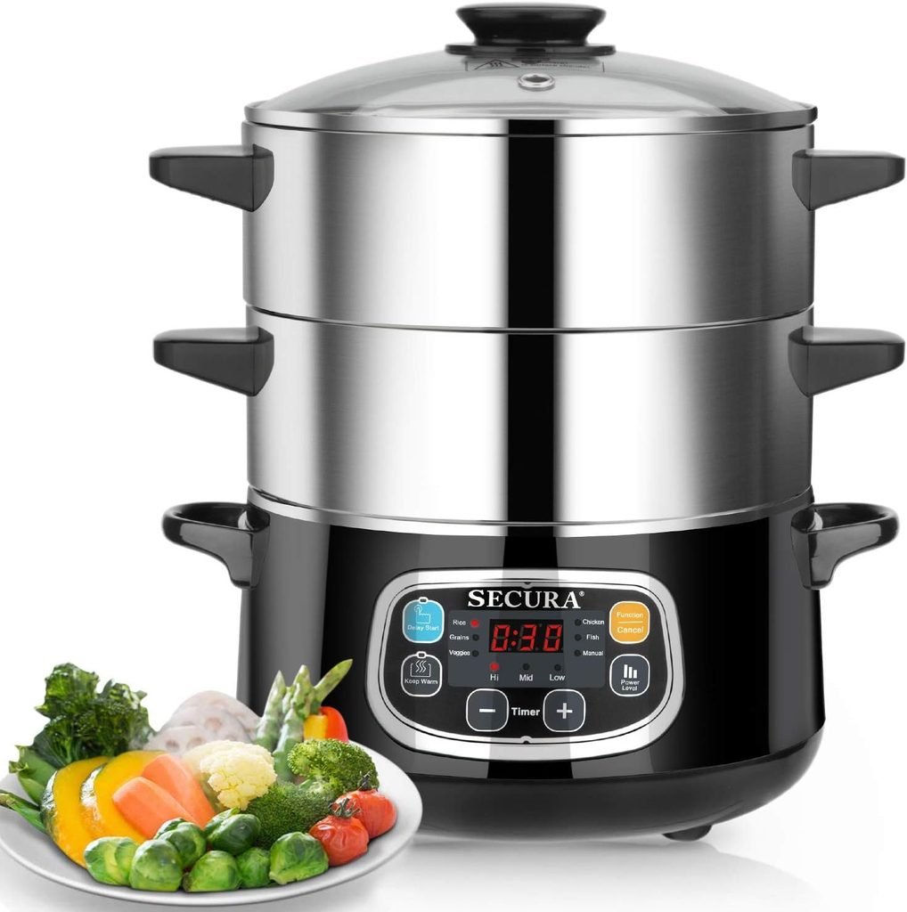 Fast Heating Stainless Steel Digital Steamer