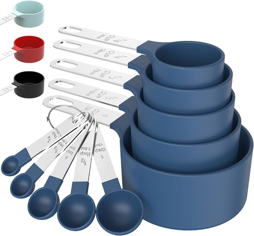 Measuring Cups Spoons Set Stackable Cups and Spoons