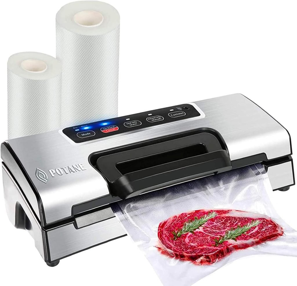 Pro Food Sealer with Built in Cutter and Bag Storage