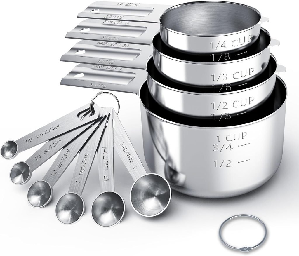 Stainless Steel Measuring Cups Spoons Set Cups and Spoons