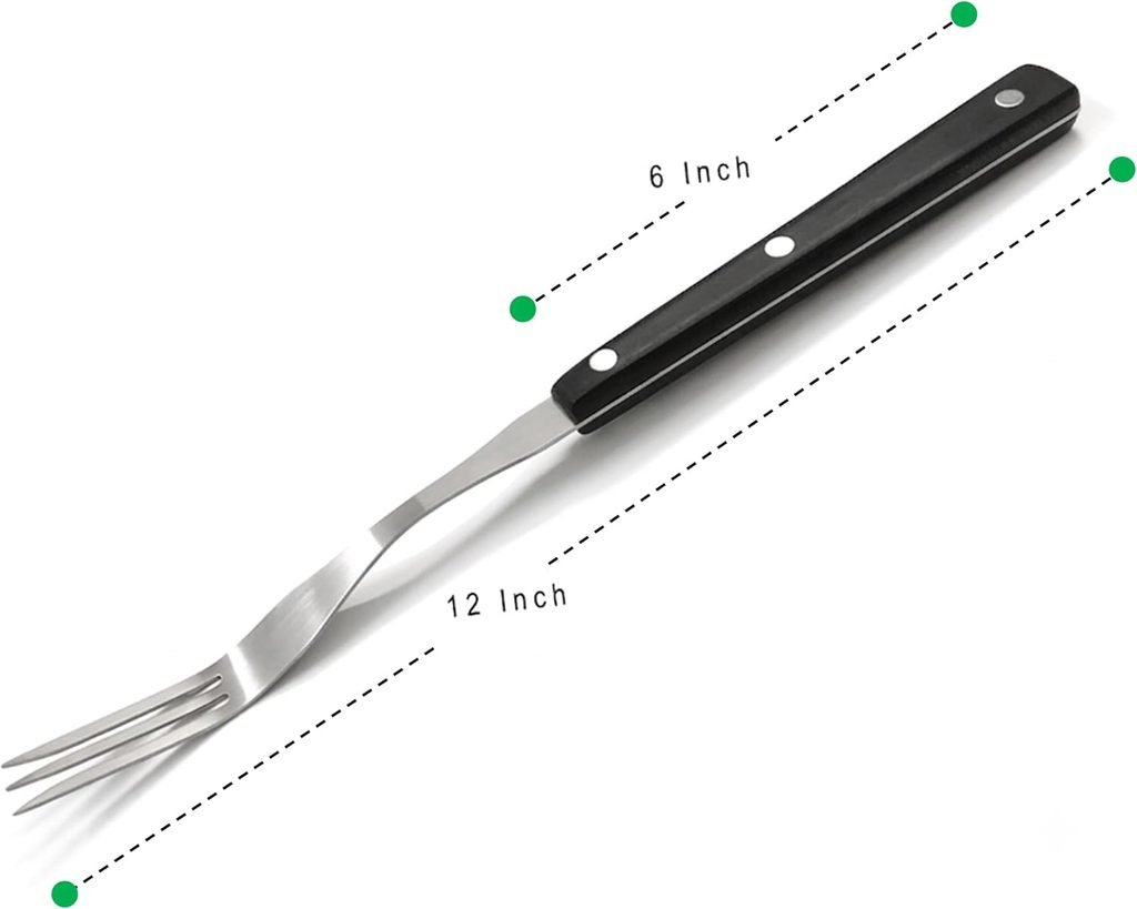 12 Inch Stainless Steel Prong Granny Fork