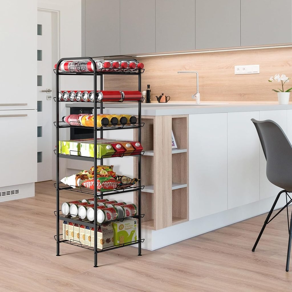 Water Bottle Organizer 7 Tier Frees tanding