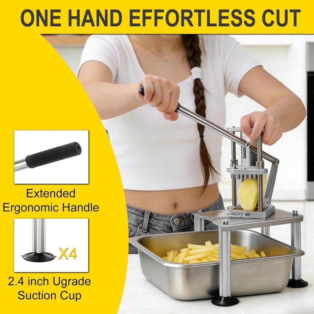 Commercial Fry Cutter Stainless Steel Potato Slicers
