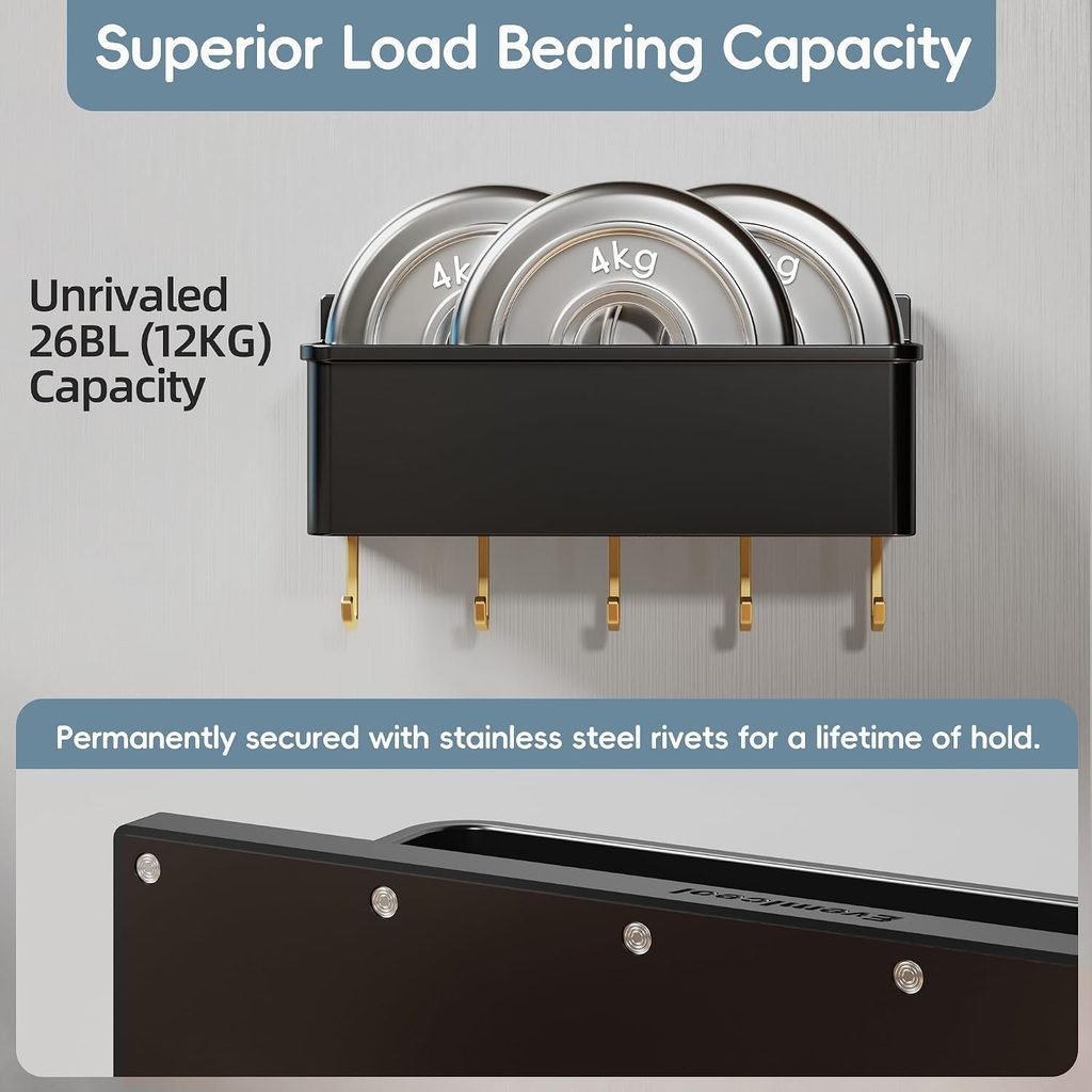 Magnetic Spice Rack for Refrigerator with Optional Hook